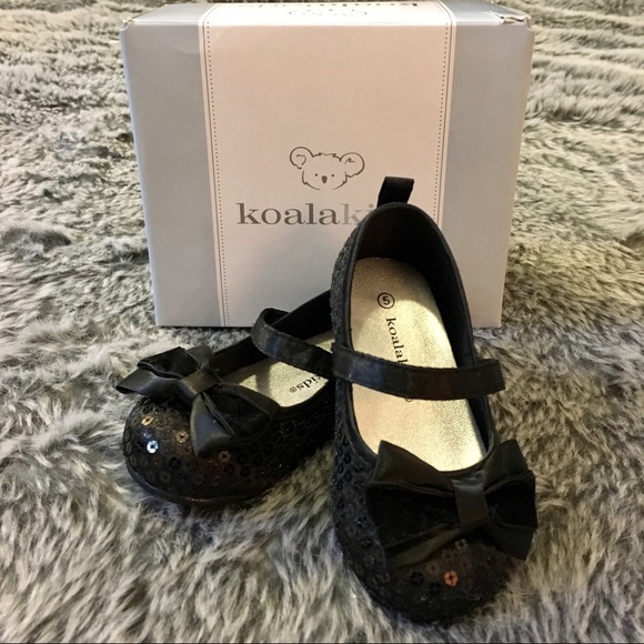 Koala Kids Other - ⚡️BOGO⚡️ Black Sequin Mary Jane Shoes